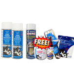 Litter Box Deodorizer Powder & Odor Eliminator (2 pack) - No More Sticky Litter! Fast, Easy, Effective