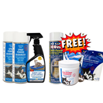 Litter Box Deodorizer Powder & Odor Eliminator (2 pack) - No More Sticky Litter! Fast, Easy, Effective