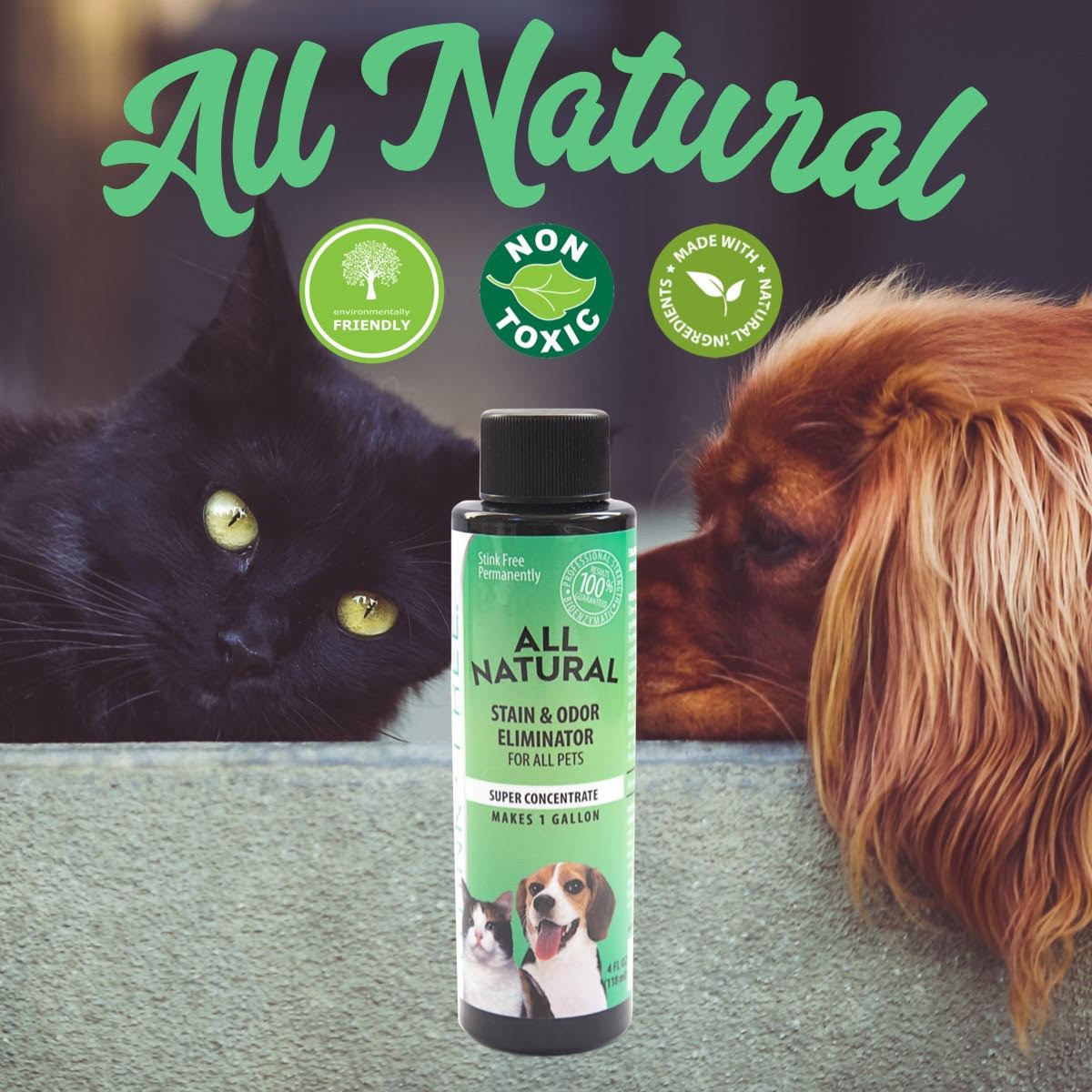 BLACK FRIDAY SPECIAL- 15% off All Natural Stain & Urine Odor Eliminator for Pets w/ FREE UV Light (Empty 24 oz. Sprayer Included)