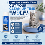 Litter Box Essentials Combo Pack w/ FREE My Cats Home, Rainstorm Solid Deodorizer, Self-Bagging Litter Scoop & 63 Odor Seal Waste Collection Bags