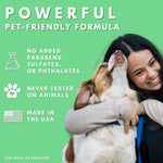 Solid Gel Deodorizer For Pets - Rainstorm Scent (2 pack) + FREE All Natural 4oz Concentrate paired with an empty 24oz spray bottle