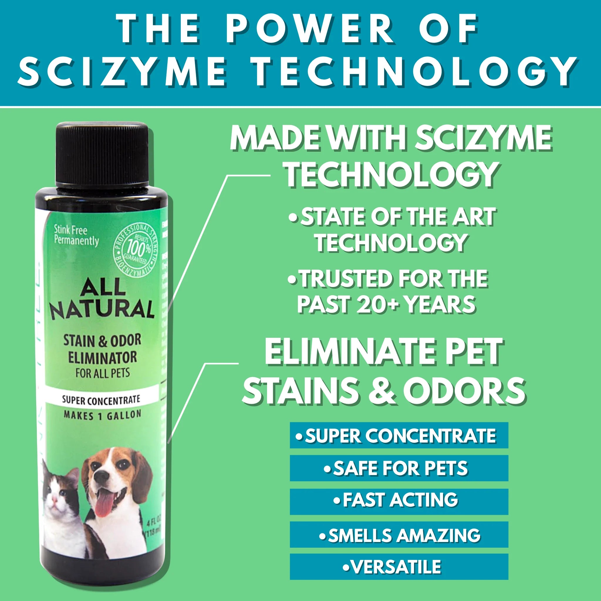 Solid Gel Deodorizer For Pets - Rainstorm Scent (2 pack) + FREE All Na ...