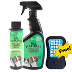 BLACK FRIDAY SPECIAL- 15% off All Natural Stain & Urine Odor Eliminator for Pets w/ FREE UV Light (Empty 24 oz. Sprayer Included)