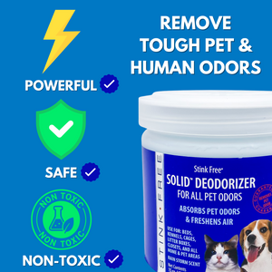 Solid Gel Deodorizer For Pets - Rainstorm Scent