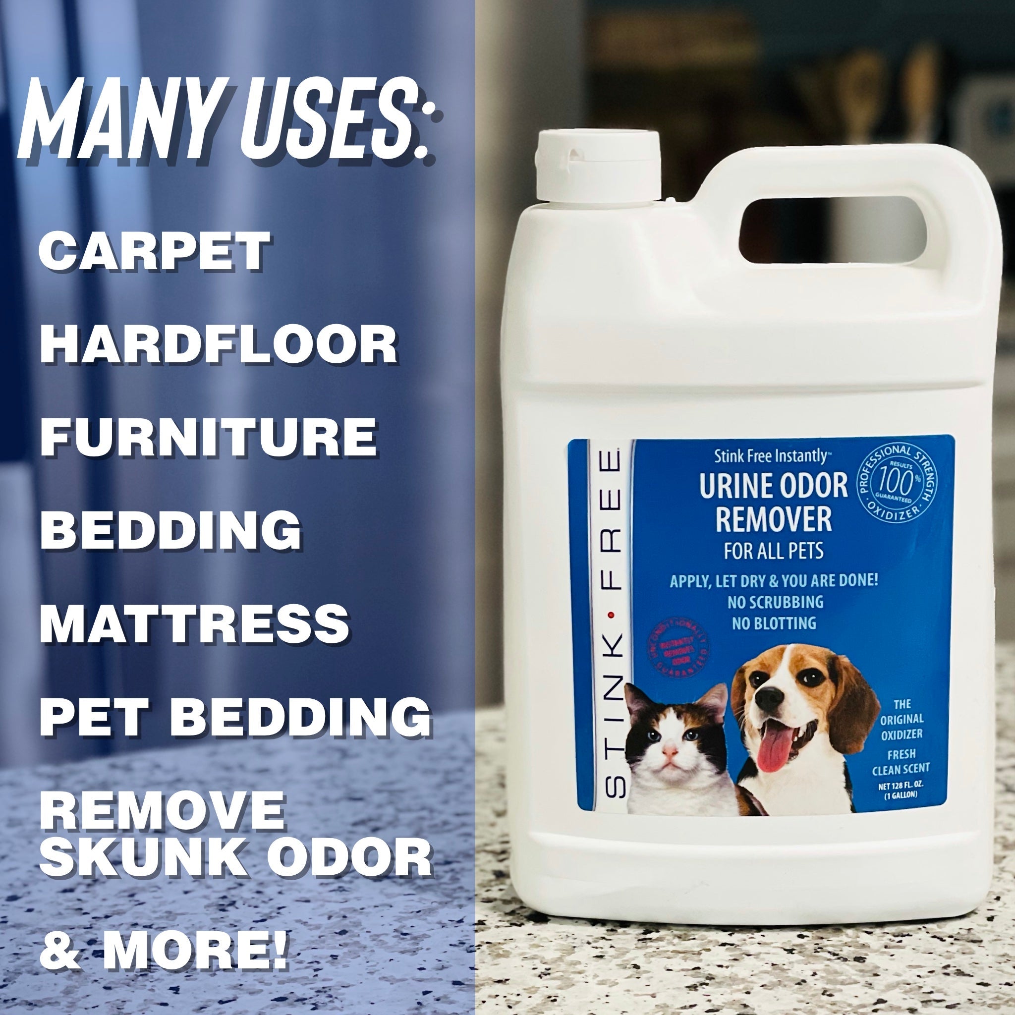 BLACK FRIDAY SPECIAL- Urine Odor Remover For Pets with a FREE UV Bone Light