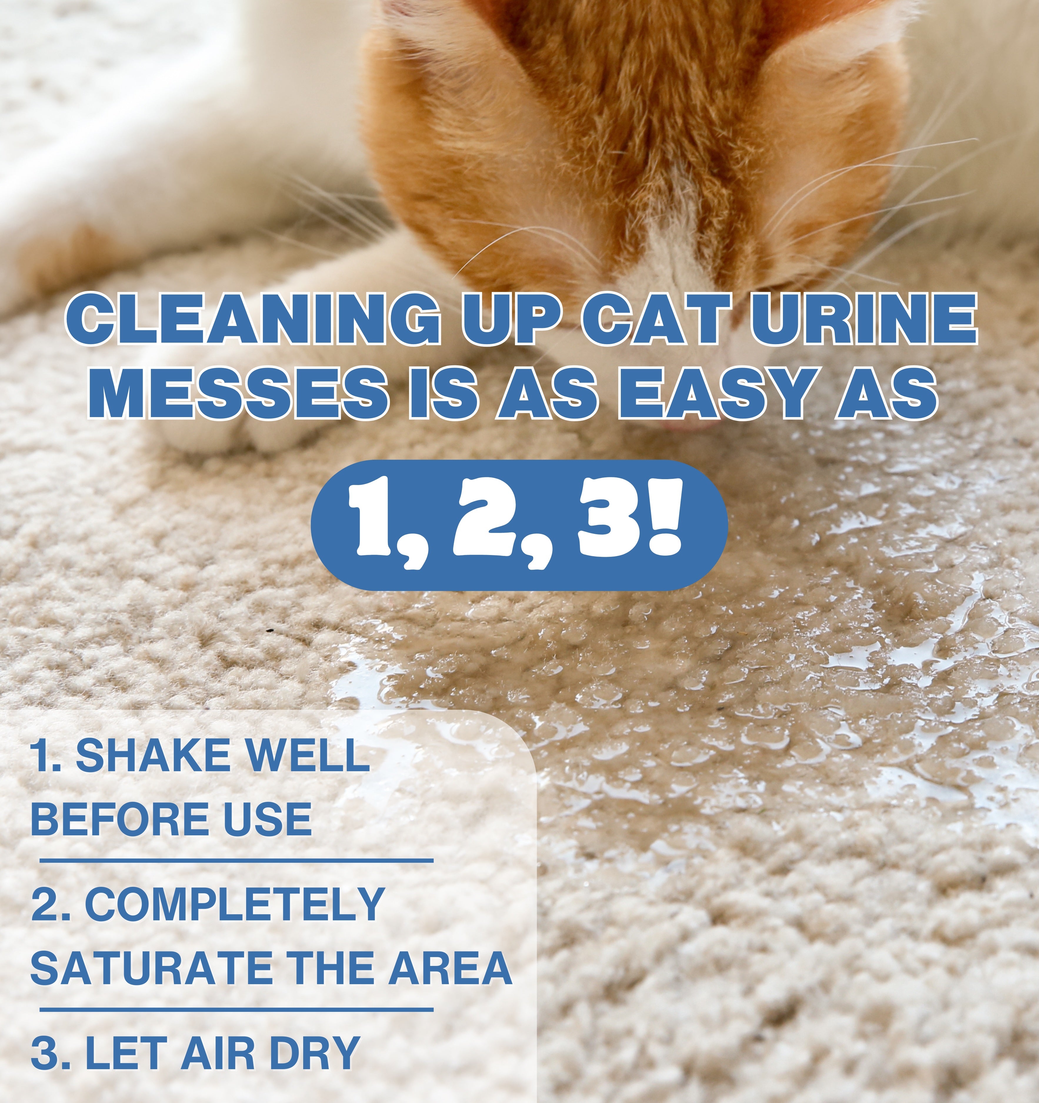 Urine Odor Remover for Cats 128 Oz