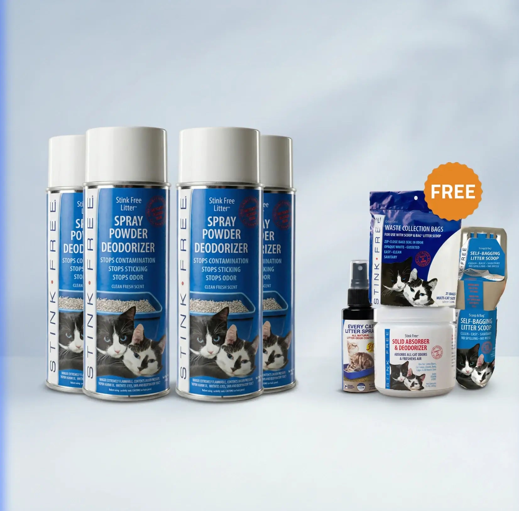 Litter Box Deodorizer Powder & Odor Eliminator (2 pack)