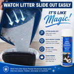 Litter Box Essentials Combo Pack w/ FREE My Cats Home, Rainstorm Solid Deodorizer, Self-Bagging Litter Scoop & 63 Odor Seal Waste Collection Bags