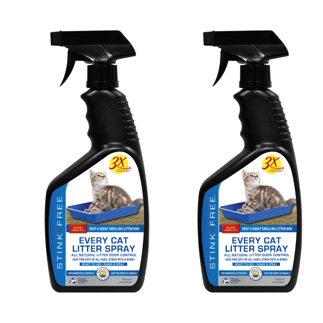 Every Cat Litter Spray - Instantly Eliminate Litter Box Odor. Cut Litter Box Changes in Half!