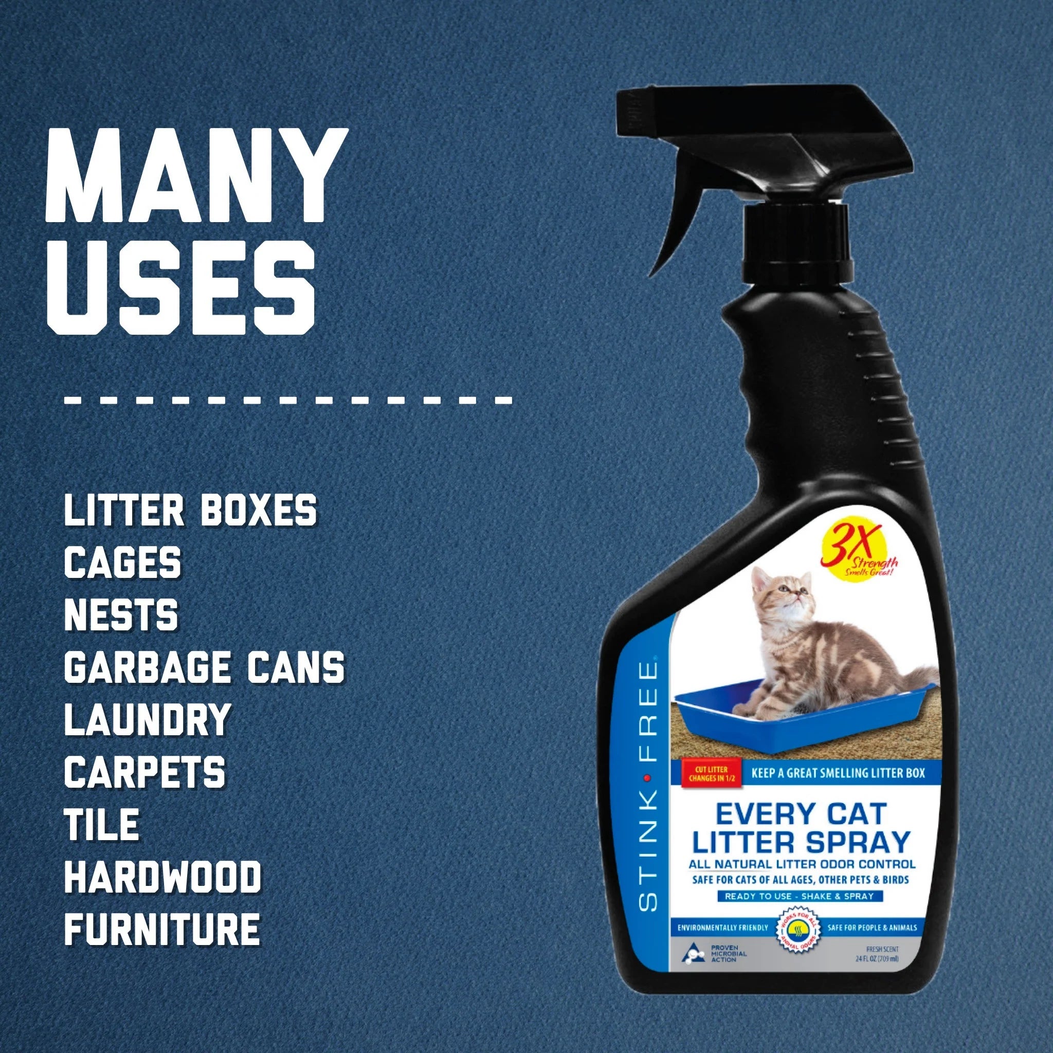 Litter Box Essentials Combo Pack w/ Self-Bagging Litter Scoop Included