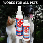 Ring Out for Pets: Control & Help Ringworm | Recovery & Itch Relief Spray for Small or Large Pets. (Empty Applicator Bottle Included)