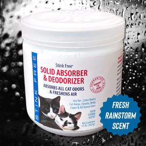 Non Stick Litter Spray Powder Deodorizer, Every Cat Litter Spray & Rainstorm Solid Deodorizer