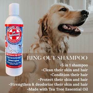 Ring Out Shampoo for Pets- Treat & Prevent Ring Worm & Other Harmful Skin Diseases with our Tea Tree Gentle Shampoo