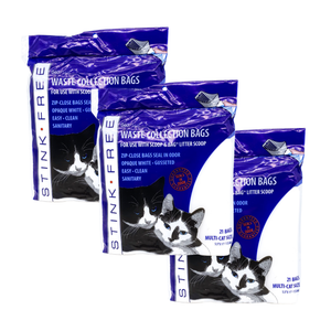 Cat Litter Odor Seal Bag - Smell Proof Kitty Litter Bags. Packs of 21 Bags