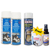 Spray Litter Box Deodorizer Powder & Odor Eliminator (2 pack) w/ FREE RS Cat Deodorizer, My Cat's Home Freshener spray & 2 oz Every Cat