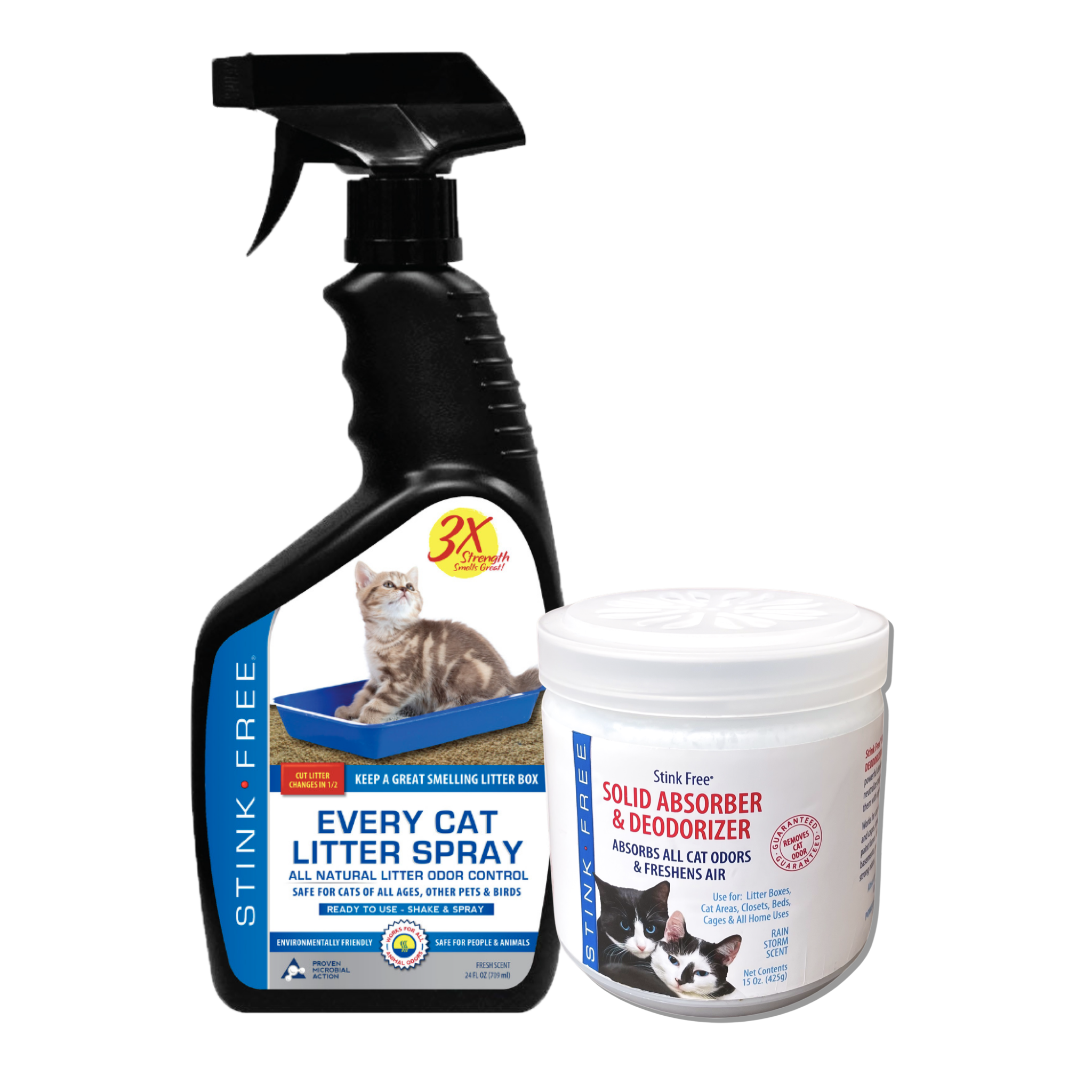 Every Cat Litter Spray & Solid Rainstorm Deodorizer for Cats